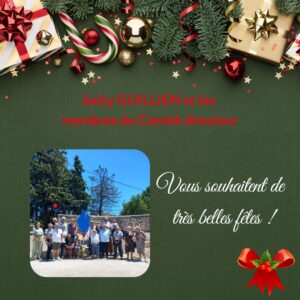 la FFRandonnée Sud Provence-Alpes-Côte d'Azur vous souhaite de très belles fêtes de fin d'année