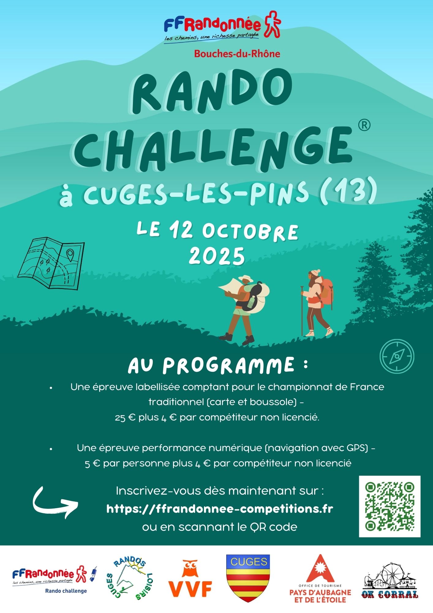rando challenge cuges les pins