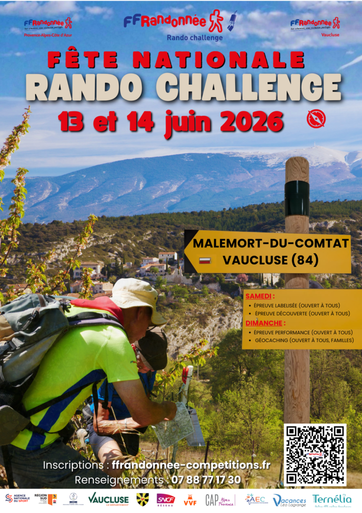 La fête nationale du rando challenge® 2026 - Provence-Alpes-Côte d'Azur
