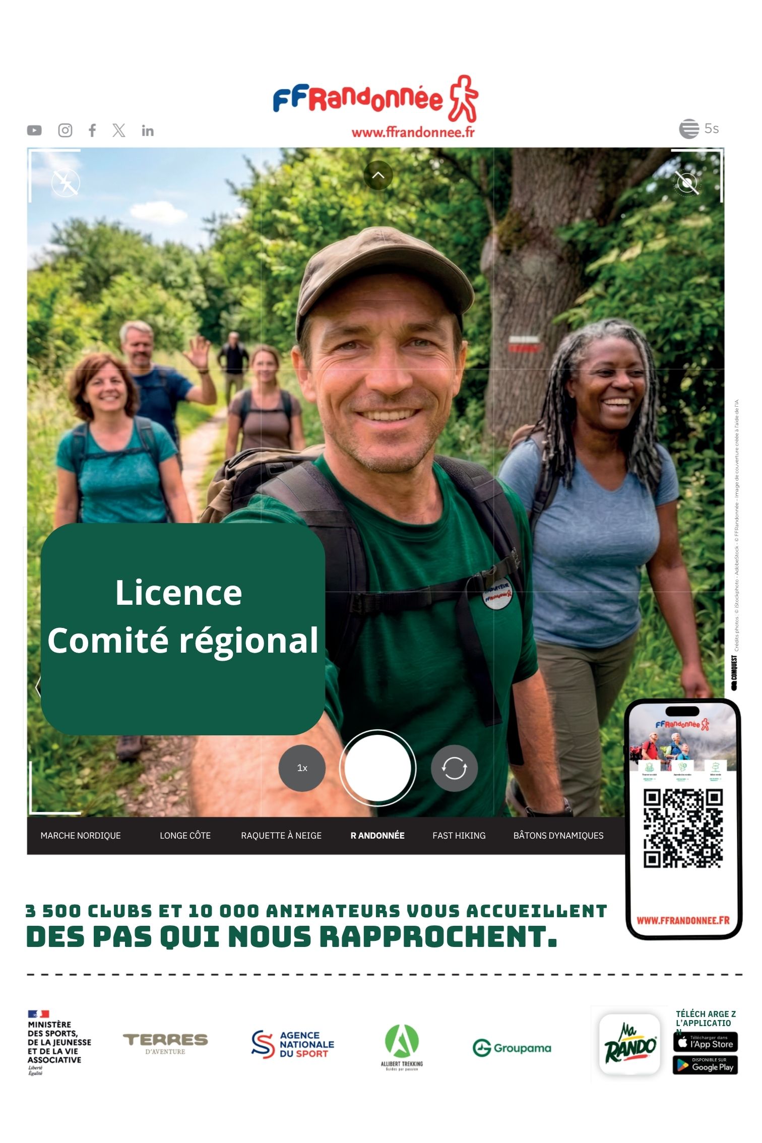 licence comité régional Sud Provence Alpes Côte d'Azur